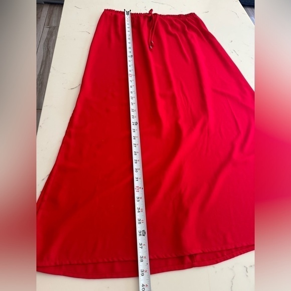 Fourteenth Place Red Maxi Skirt NWOT - Picture 8 of 8